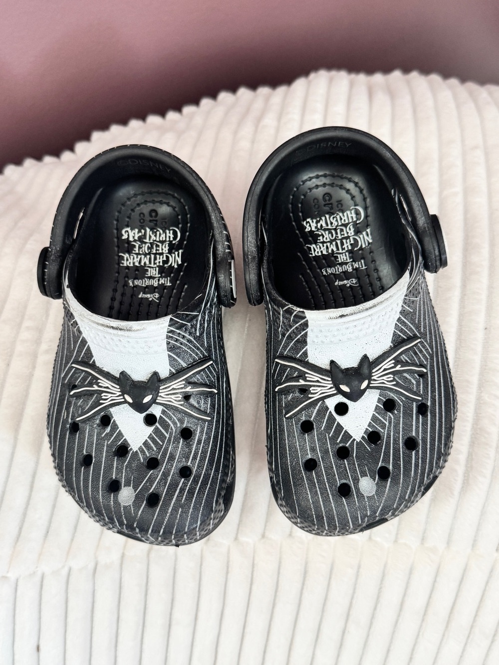 Crocs Disney Nightmare Before Christmas Jack Skellington Clogs Toddler Size 7